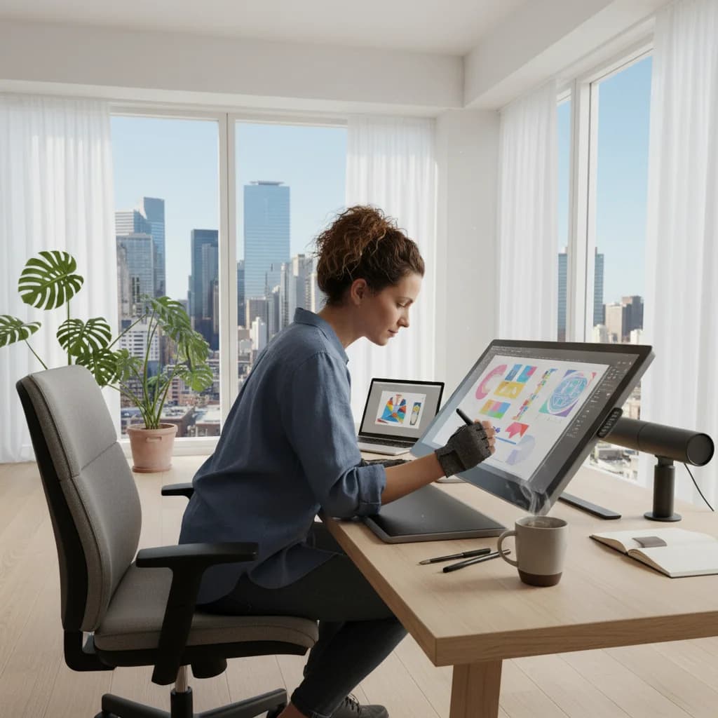 Microstock Illustration: Ladang Emas Vector Artist